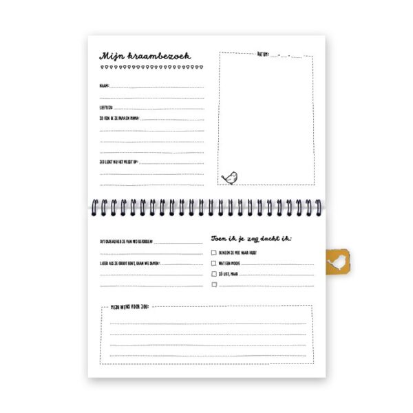 Kraambezoek - invulboek - A5 - Afbeelding 3