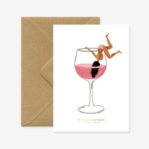 Just one drink! - verjaardagskaart