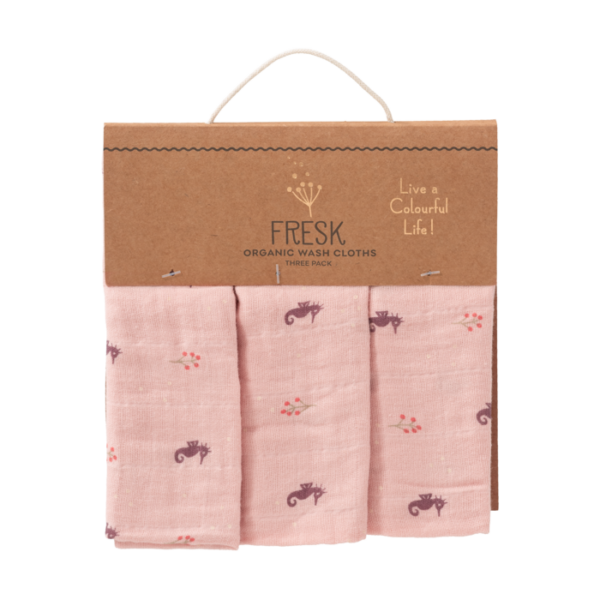 Washandjes Seahorse - set 3 st.
