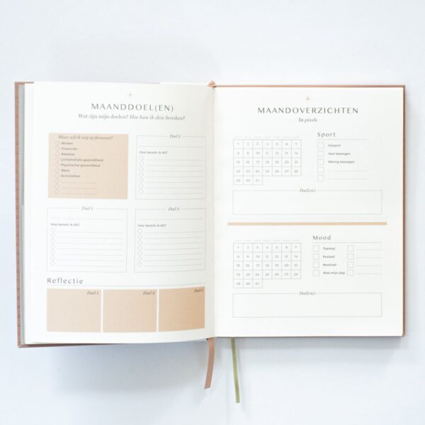 Weekplanner - oud roze cover – Bild 2