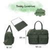 Luiertas Teddy - Donker groen - Image 5