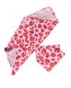 Set tetradoek en 2 washandjes - pink