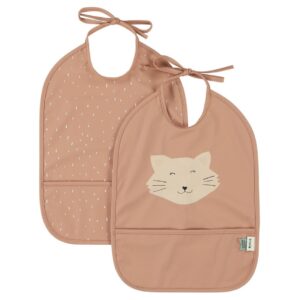 Afwasbaar slabbetje 2-pack - Mrs Cat