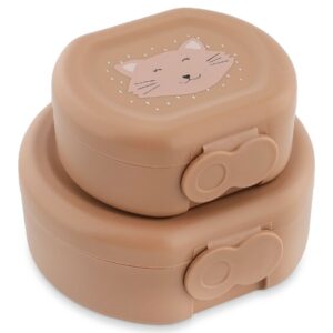 Snackbox met clip - 2 stuks - Mrs. Cat