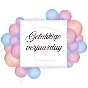 Kaart - Gelukkige verjaardag