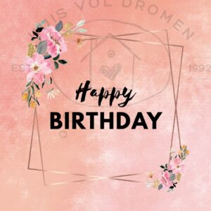 Kaart - Happy birthday