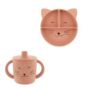Combi-Deal: Mrs. Cat - Plate - Drinking cup