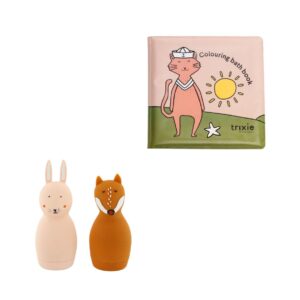 Combi-Deal: Bathbook Mrs. Cat + Squeezy bath toys