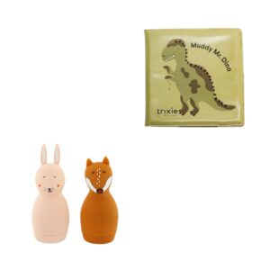 Combi-Deal: Bathbook Mr. Dino + Squeezy Bath Toys