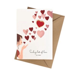 Pin kaart - Sending love